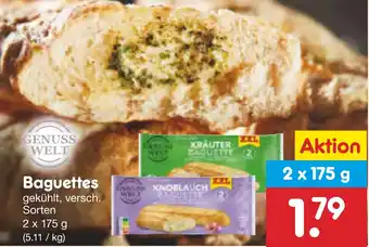 Netto Marken-Discount GENUSS WELT Baguettes Angebot
