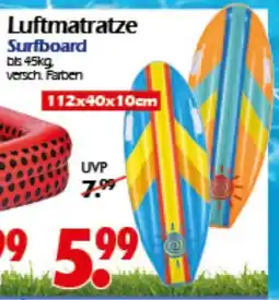 Wreesmann Luftmatratze Surfboard Angebot