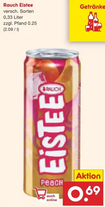 Netto Marken-Discount Rauch Eistee Angebot