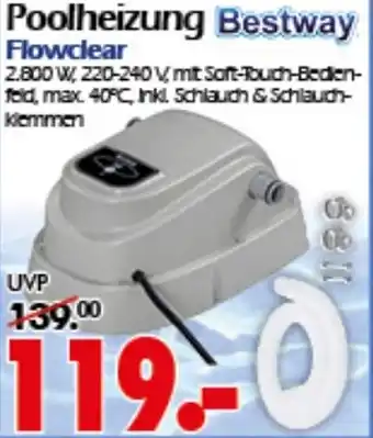 Wreesmann Poolheizung Bestway Flowclear Angebot
