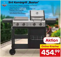 Netto Marken-Discount El Fuego 3in1 Kombigrill „Boston“ Angebot