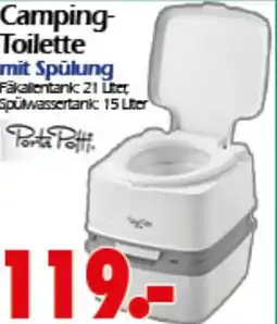Wreesmann Camping- Toilette mit Spülung Angebot