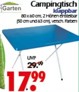 Wreesmann Top Garten Campingtisch klappbar Angebot