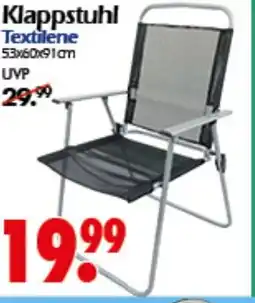 Wreesmann Klappstuhl Textilene 53x60x91am Angebot
