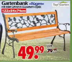 Wreesmann Gartenbank Rūgen Top Garten Angebot