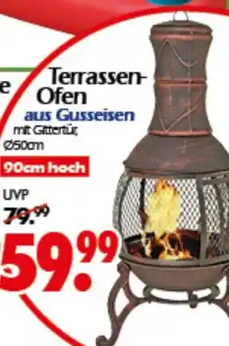 Wreesmann Terrassen- Ofen aus Gusseisen Angebot