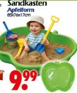 Wreesmann Sandkasten Apfelform 85x76x17cm Angebot