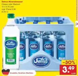 Netto Marken-Discount Salvus Mineralwasser Angebot