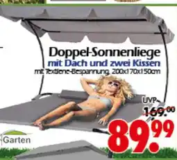 Wreesmann Doppel-Sonnenliege Top Garten Angebot