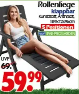 Wreesmann Rollenliege klappbar Angebot