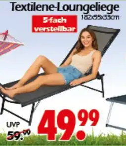 Wreesmann Textilene-Loungeliege Angebot