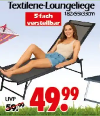 Wreesmann Textilene-Loungeliege Angebot