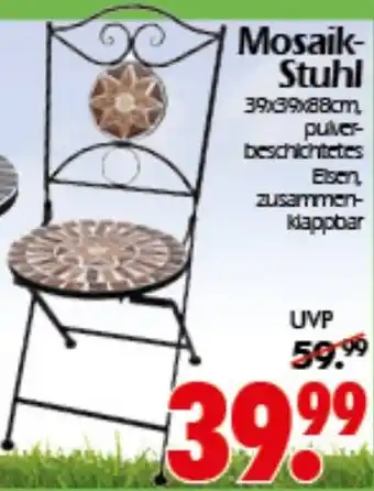 Wreesmann Mosaik- Stuhl Angebot
