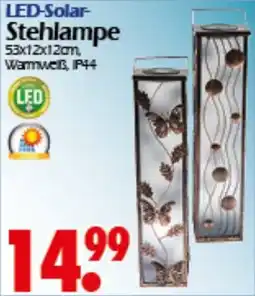 Wreesmann LED-Solar- Stehlampe Angebot