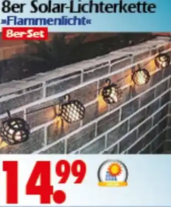 Wreesmann 8er Solar-Lichterkette Angebot