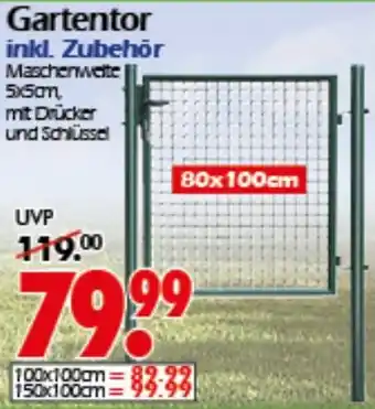 Wreesmann Gartentor inkl. Zubehōr Angebot