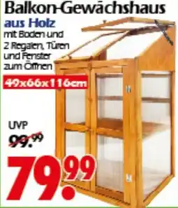 Wreesmann Balkon-Gewächshaus Angebot