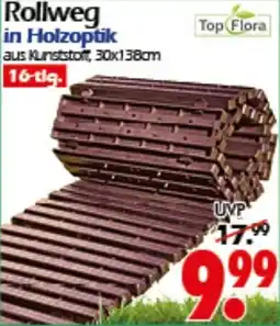 Wreesmann Top Flora Rollweg in Holzoptik Angebot