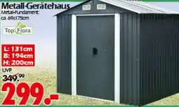 Wreesmann Metall-Gerätehaus Top Flora Angebot