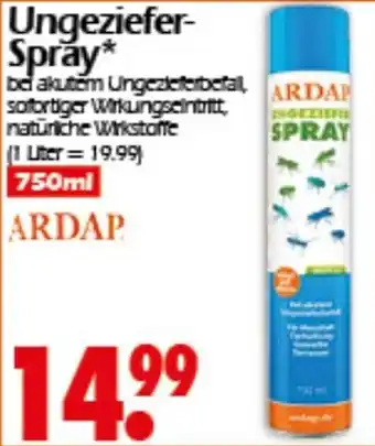 Wreesmann Ungeziefer- Spray ARDAP Angebot
