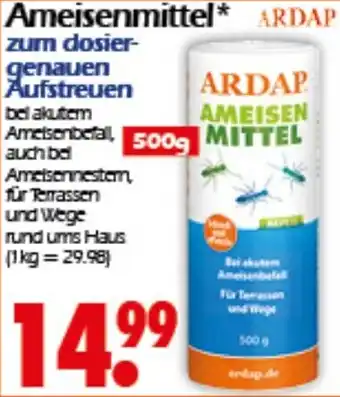 Wreesmann ARDAP Ameisenmittel zum dosier- genauen Aufstreuen Angebot
