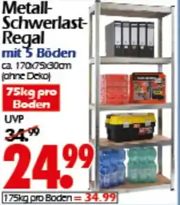 Wreesmann Metall- Schwerlast- Regal mit 5 Böden Angebot