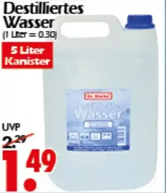 Wreesmann Destilliertes Wasser Angebot