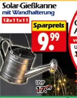 Wreesmann Solar-Gießkanne mit Solar-Gießkanne mit Wandhalterung 12x11x11 Angebot