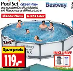 Wreesmann Pool-Set Steel Prov Bestway Angebot