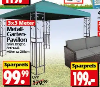 Wreesmann Metall- Garten- Pavillon Angebot