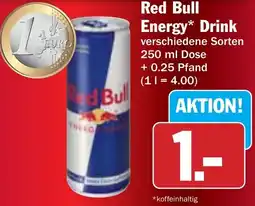 Hit Red Bull Energy Drink Angebot