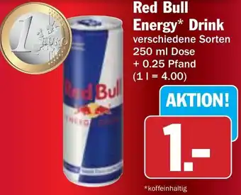 Hit Red Bull Energy Drink Angebot
