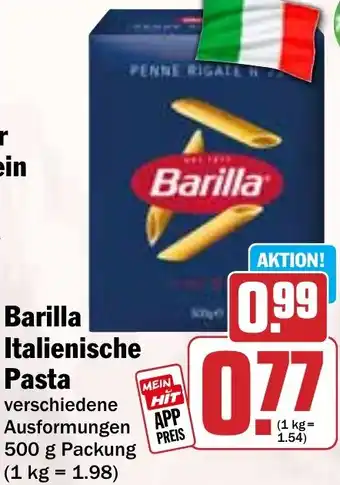 Hit Barilla Italienische Pasta Angebot