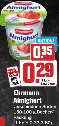 Hit Ehrmann Almighurt Angebot