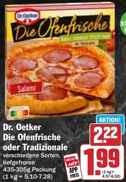 Hit Dr. Oetker Die Ofenfrische oder Tradizionale Angebot
