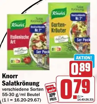 Hit Knorr Salatkrönung Angebot