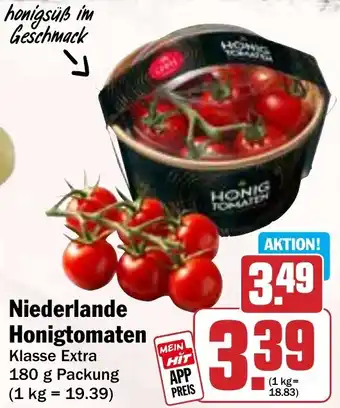 HIT Niederlande Honigtomaten Angebot