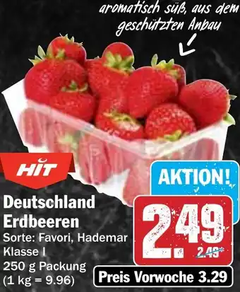 Hit Deutschland Erdbeeren Angebot