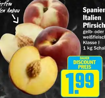 Hit Spanien/ Italien Pfirsiche Angebot