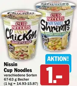 Hit Nissin Cup Noodles Angebot