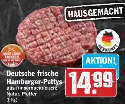 Hit Deutsche frische Hamburger-Pattys Angebot