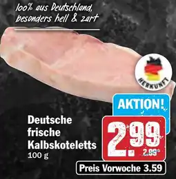Hit Deutsche frische Kalbskoteletts Angebot