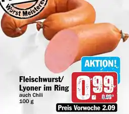 Hit Fleischwurst/ Lyoner im Ring Angebot