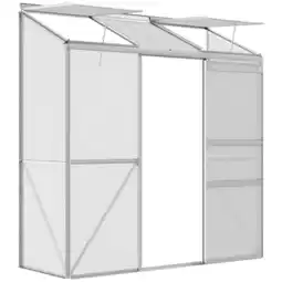Netto Marken-Discount Outsunny Gewächshaus Aluminium, Polycarbonat Angebot