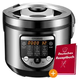 Netto Marken-Discount Steinborg digitaler Multikocher 5L Edelstahl 900W inkl. Rezeptbuch Angebot