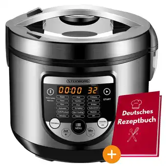 Netto Marken-Discount Steinborg digitaler Multikocher 5L Edelstahl 900W inkl. Rezeptbuch Angebot