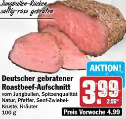 Hit Deutscher gebratener Roastbeef-Aufschnitt Angebot