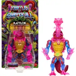 Netto Marken-Discount Mattel Spielfigur Masters of the Universe Origins Turtles of Grayskull Rattlor Angebot