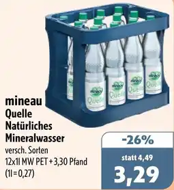 Aktiv Irma mineau Quelle Natürliches Mineralwasser Angebot