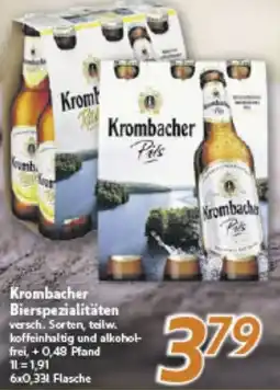 inkoop Krombacher Bierspezialitäten Angebot